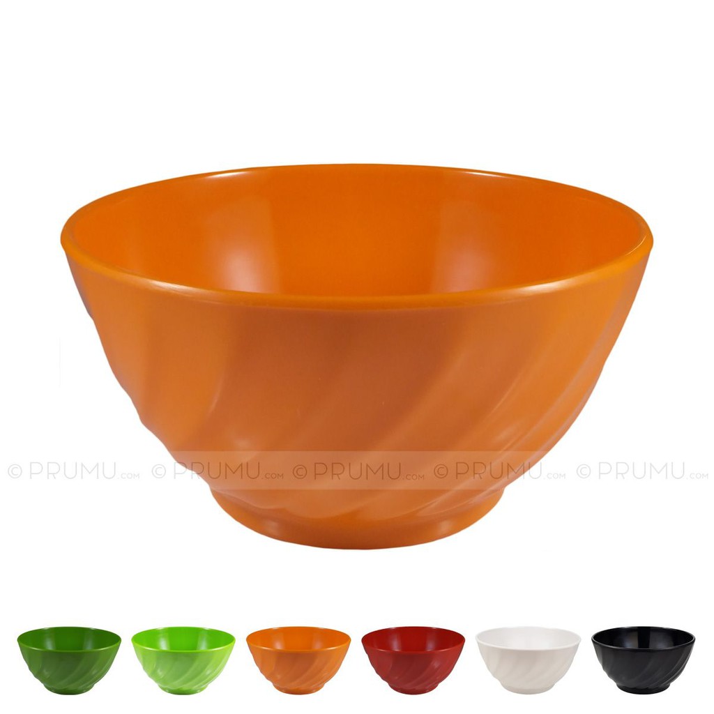 Mangkok Mie 6 Inch Ulir | Mangkok Melamin | Mangkok Melamine - M 9060