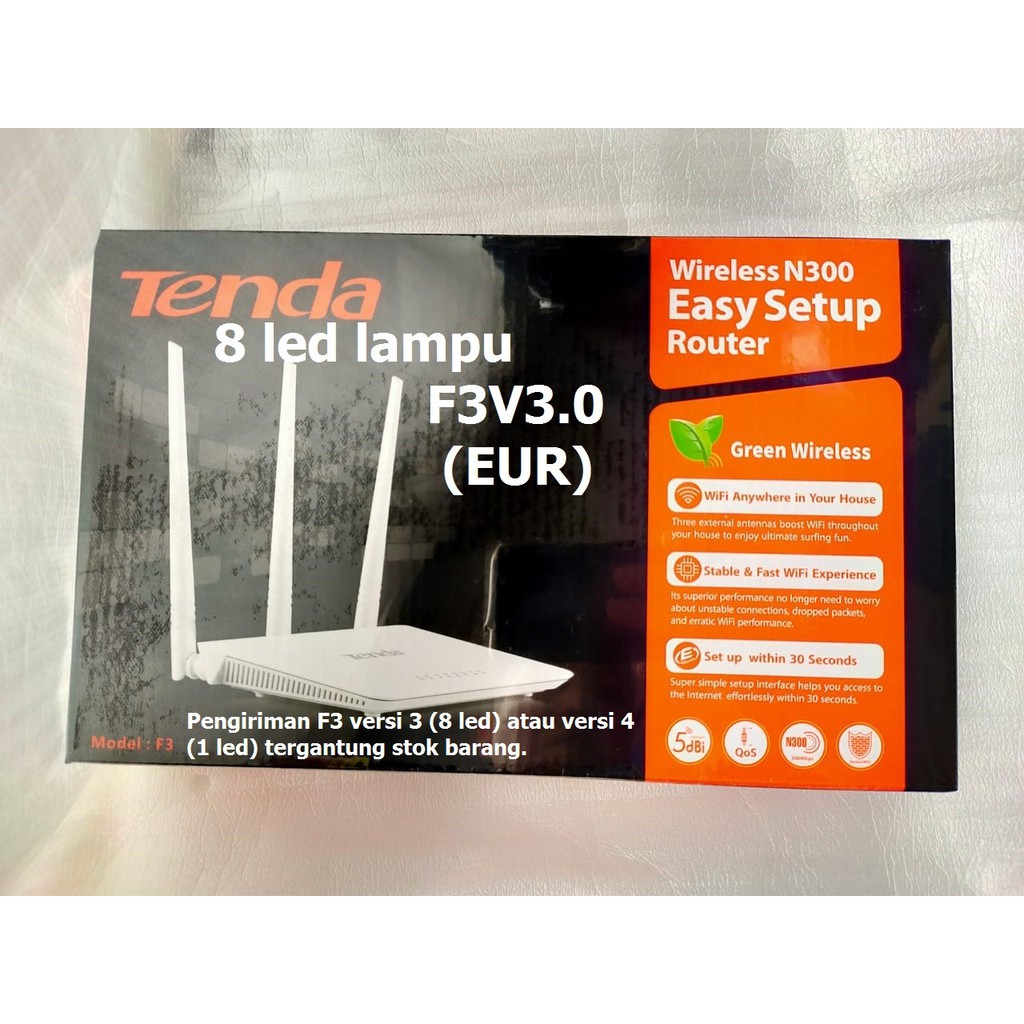 Tenda Wireless N300 Router F3