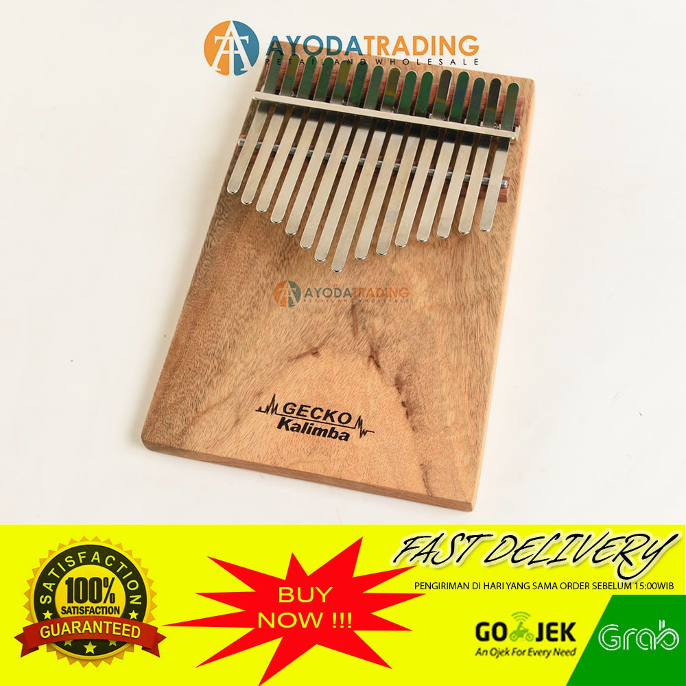 Gecko Kalimba K15CAP Original Alat Musik Tradisional