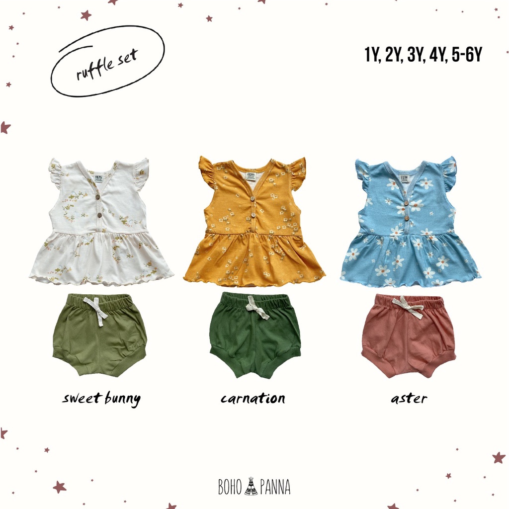 Bohopanna - Ruffle Set