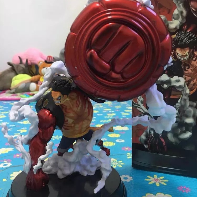 Figure Luffy Gear 4 Bounceman Kingkong Gun Figure One Piece