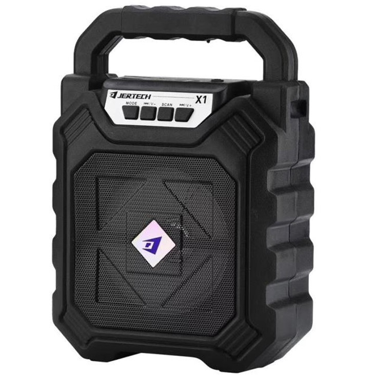 KISONLI - Speaker Bluetooth Tenteng Plus Mic Karaoke, Radio, USB, Micro SD - Jertech X1-1
