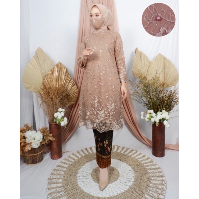 Jual Kebaya Modern Kebaya Tunik Tunik Jumbo Setelan Kebaya Tille Kebaya Wisuda Kebaya Jumbo