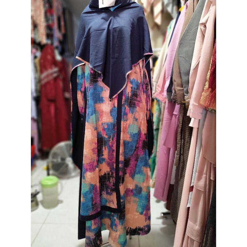 Gamis Set Khimar Deena