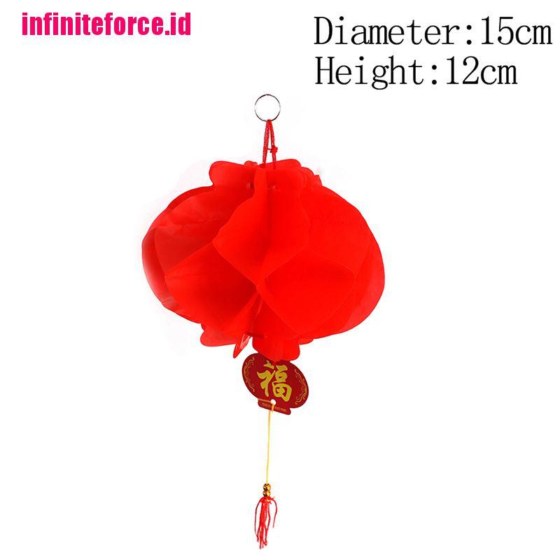 6pcs new year 2020 paper lantern chinese festival red lantern pendant Decor