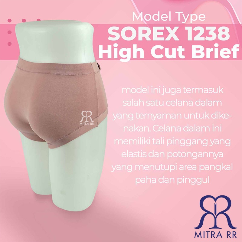 CD Sorex 1238 Super Soft Celana Dalam Wanita Halus Lembut Nyaman Sorex Asli