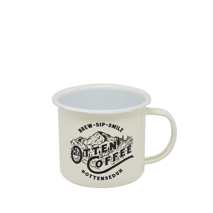 otten   enamel mug (white)