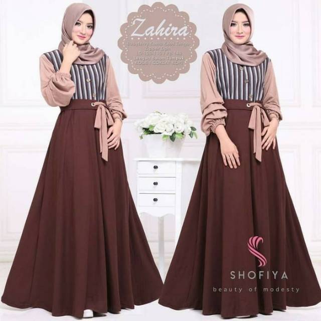 Baju Gamis Muslim balotelii Zahira dres