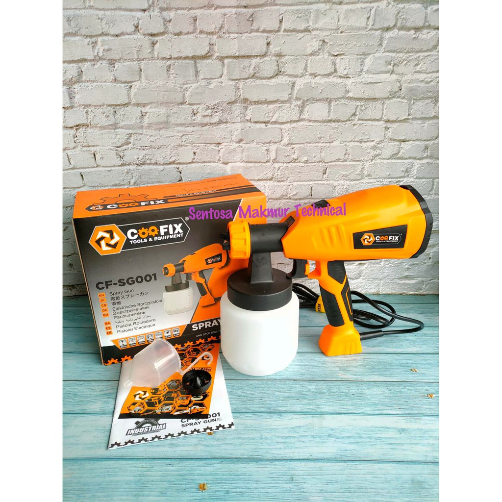 COOFIX SG001 Spray Gun Spraygun Listrik Semprotan Cat Angin HEAVY DUTY