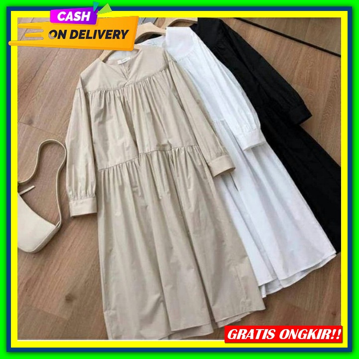 Gamis Avril Plain Dress Gamis Terbaru Tunik Tunik Wanita Gamis Remaja Baju Gamis Wanita Terbaru 2022