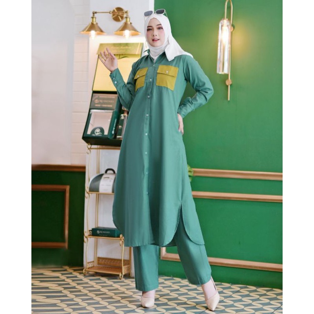 VELOVE SET PREMIUM. Baju Wanita, Dress, Atasan,Tunik, One Set, Setelan Wanita, Stelan Wanita, Celana