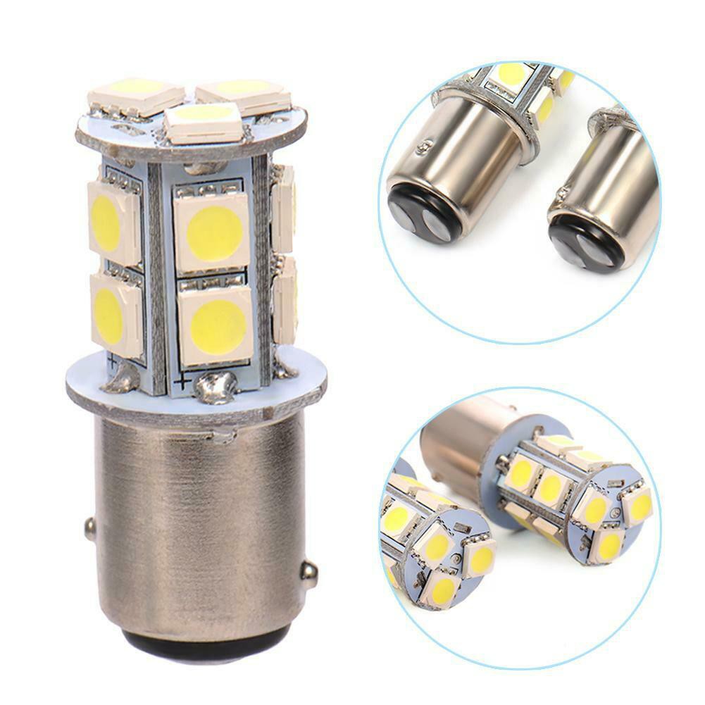 Lampu LED 1157 BAY15D 13SMD 5050 Kedip Rem Stop Bayonet LED Mata Strobo 12V Mobil