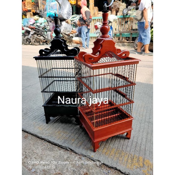KANDANG SANGKAR PLECI KOLIBRI KOTAK KAYU MELAMIN