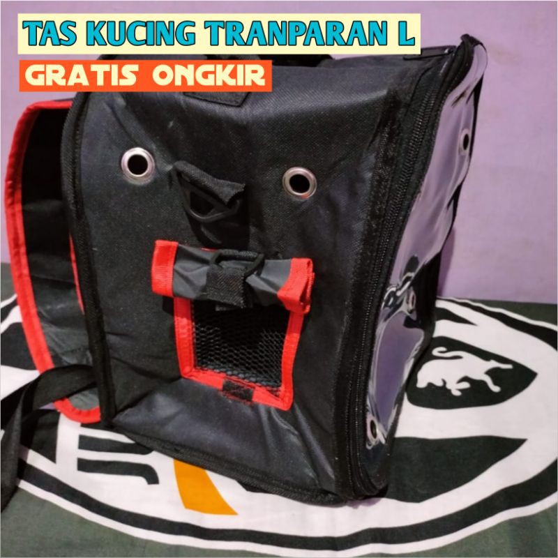 Tas kucing TRANSPARAN / Tas Hewan / Pet Cargo / Tas membawa kucing capsul / Tas anjing transparan