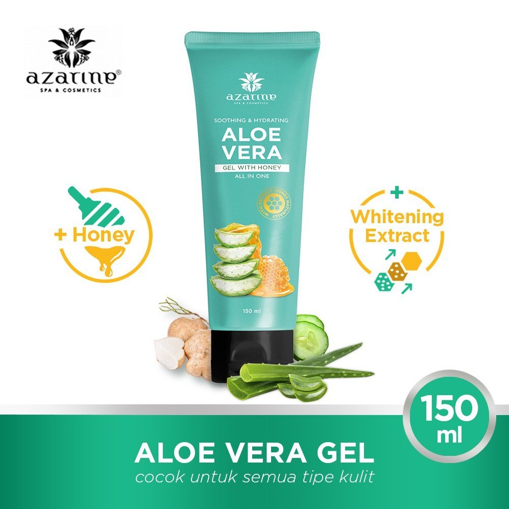 Azarine Soothing & Hydrating Aloe Vera Gel With Honey 100 ml + Extra