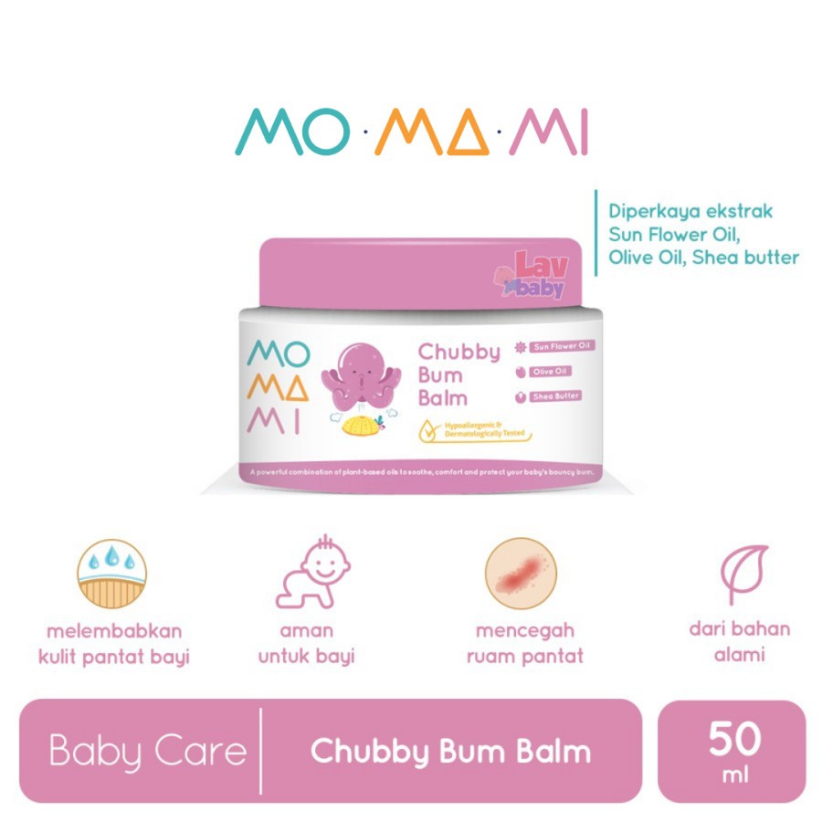 Momami Baby Chubby Bum Balm - Lotion &amp; Cream Bayi (50 gr)