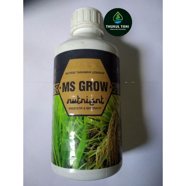 MS GROW NUTRISI TANAMAN VEGETATIF GENERATIF 1 LITER