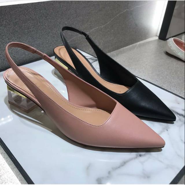 Charles N Keith Marble Shoes Heel Charles&Keith