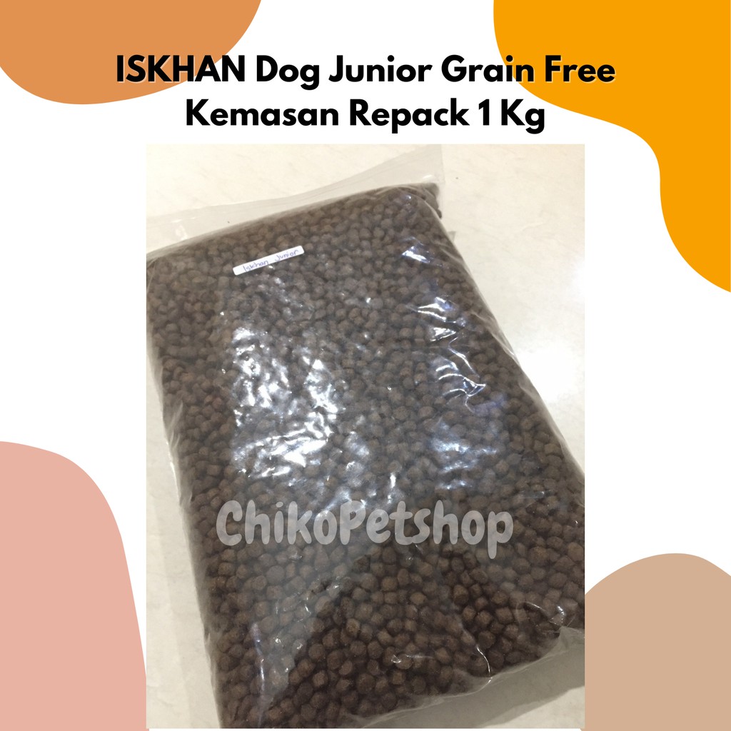 ISKHAN DOG Junior Grain Free Makanan Anjing Import Korea Kemasan 1 Kg