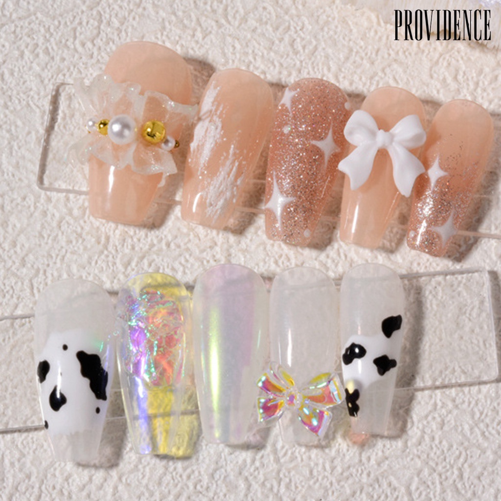 Providence 1 Box Nail Decals Cute 3D Effect Resin Nails Aurora Rhinestone Tools DIY Supplies