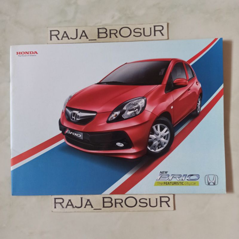 Poster brosur katalog booklet Honda Brio 2014