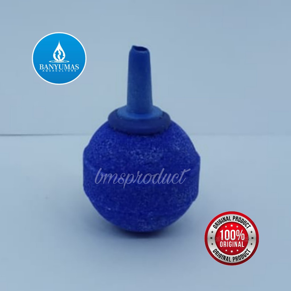 A107 Airstone Bulat Bola Kecil Air stone Batu Aerator Gelembung Udara Aquarium pompa filter