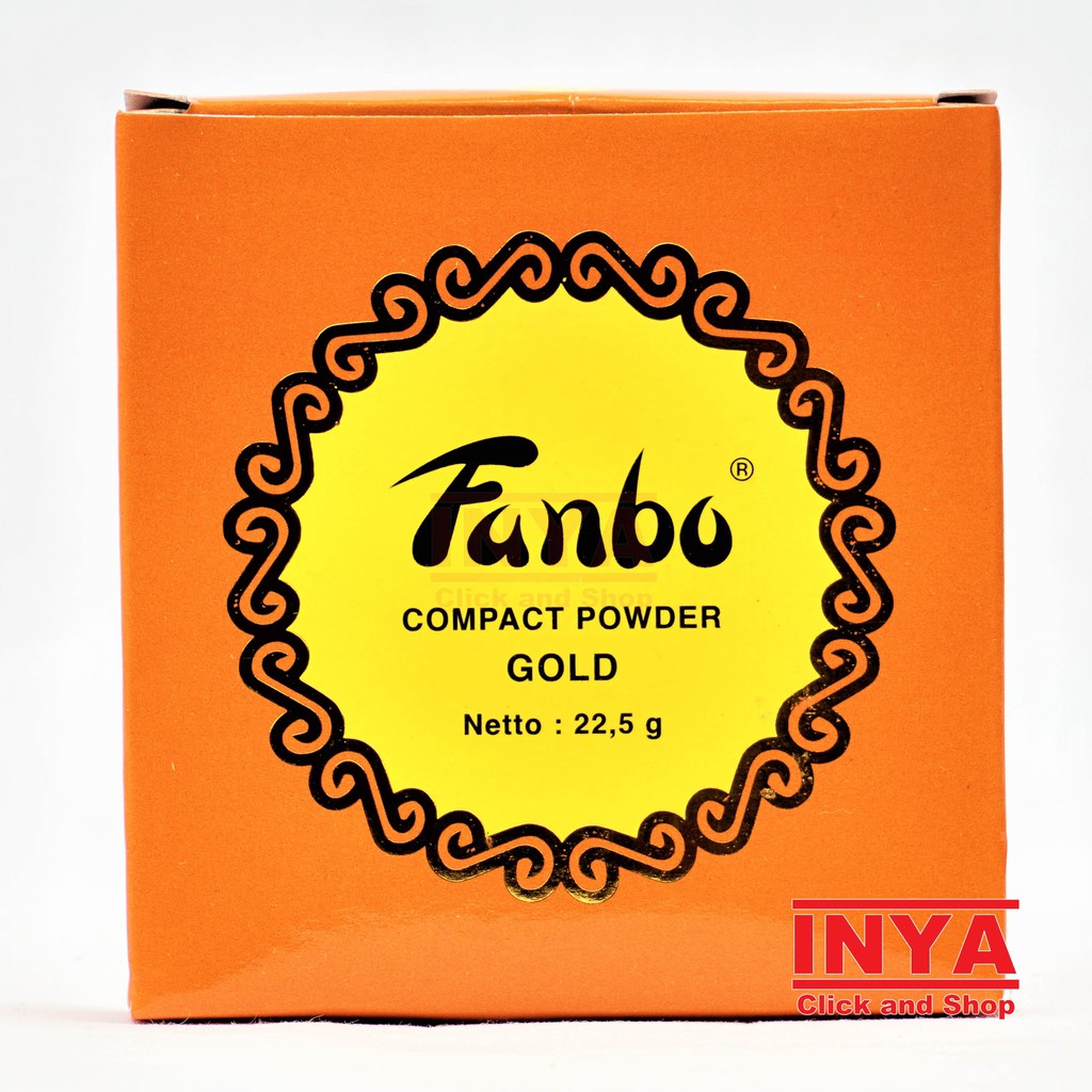 FANBO GOLD 5 KUNING LANGSAT COMPACT POWDER 22.5gr - BEDAK PADAT