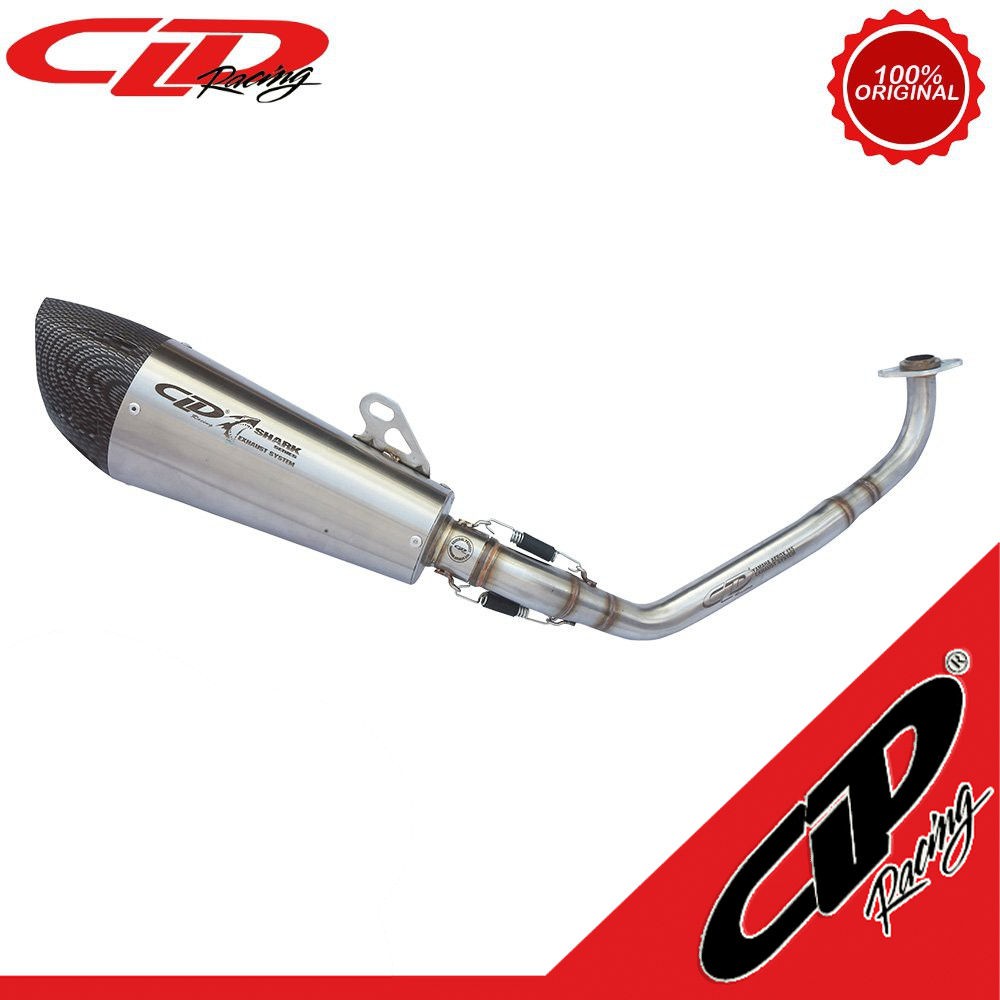 Knalpot CLD Shark Series Nmax Aerox 155 CLD Racing