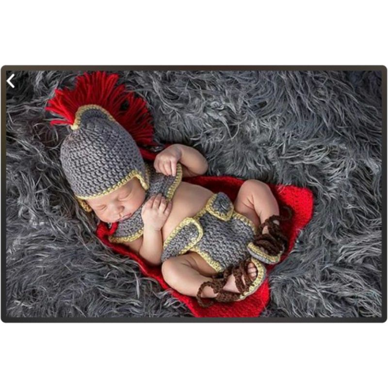 KOSTUM GLADIATOR ROMAN / KOSTUM RAJUT GLADIATOR ROMAN /KOSTUM BAJU BAYI / PROPERTI FOTOGRAFI