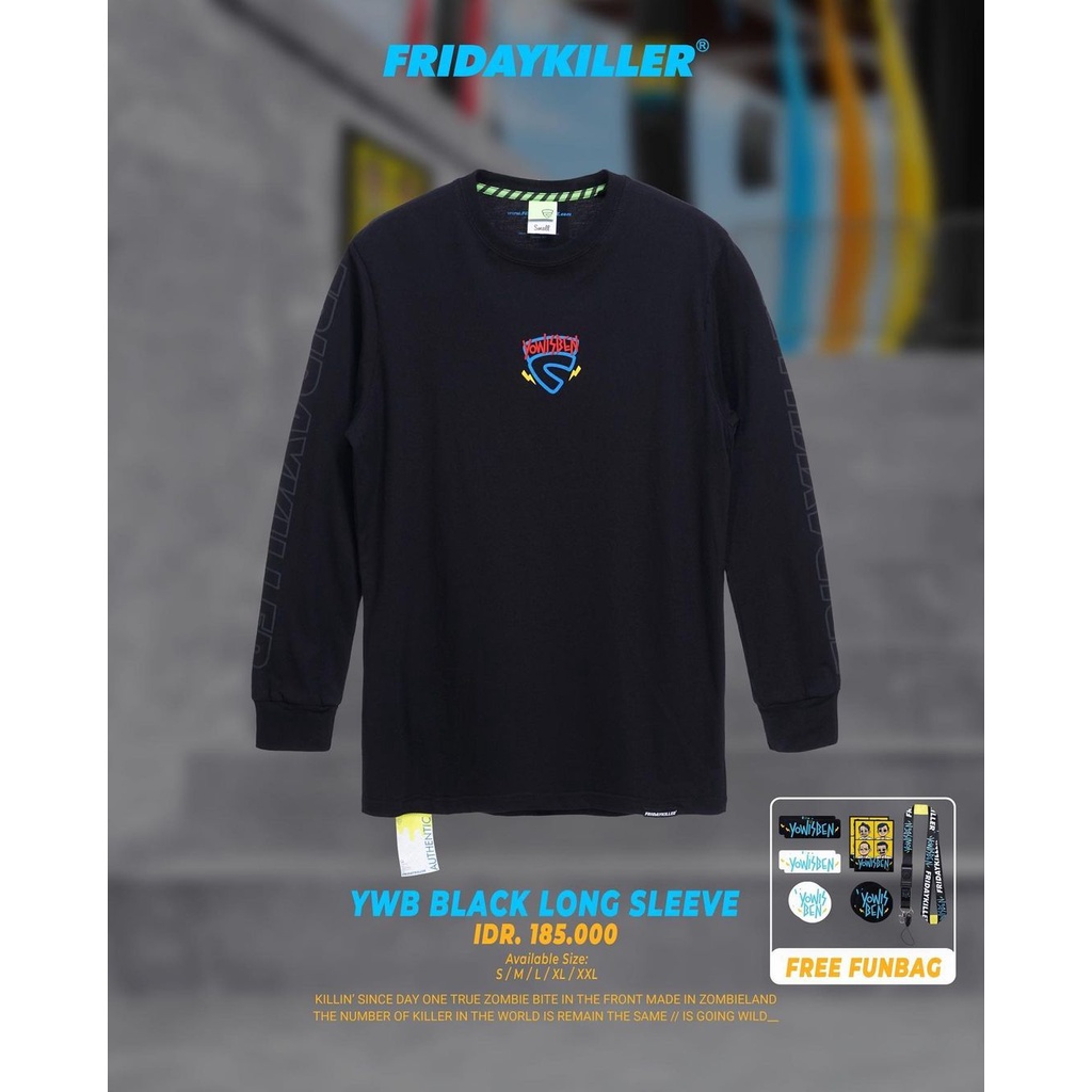 Longslevee FRIDAY KILLER "YWB BLACK" fridaykiller_store