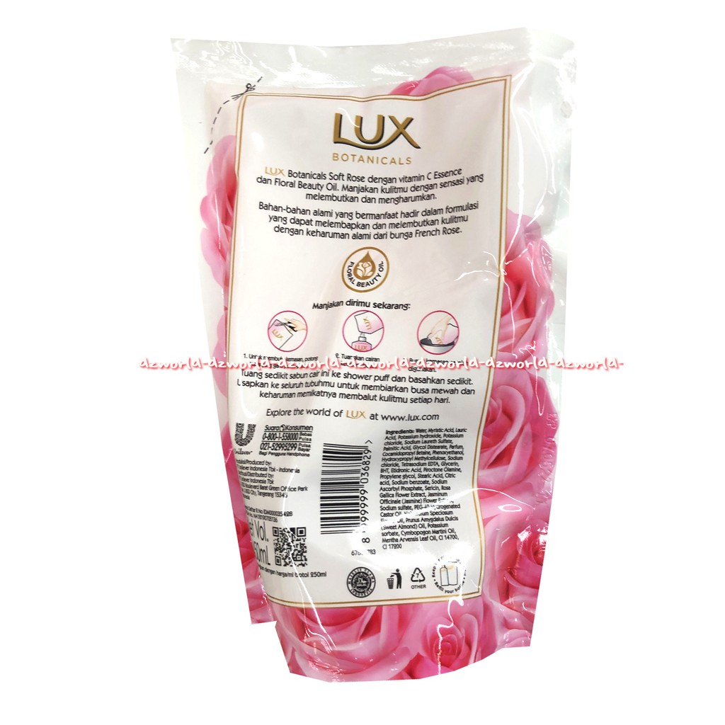 Lux Botanicals 450ml Fragrant Skin Magical Orchid Sabun Cair Pink Ungu Luxs