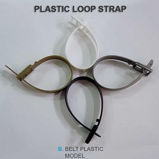 

PLASTIC BELT STRAP Model Gesper Flexible Untuk Tag - Label