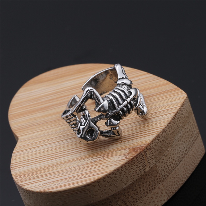 [Fashion Retro Creative Skull Open Rings For Women And Men] [ Elegant Ladies Smooth Fine Thin Finger Ring] [Lovely Jewelry Gifts For Girl Friends]