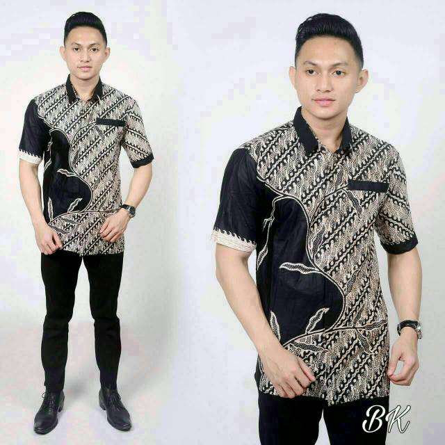 HEM BATIK ATASAN PRIA BATIK PRIA kode Batik001 GROSIR BATIK