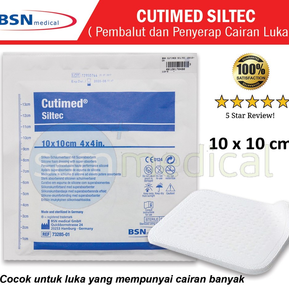 Cutimed Siltec 10x10cm PCS