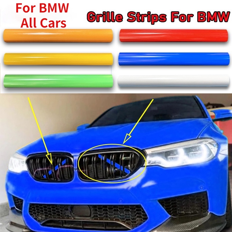 Strip Trim Grill Depan 6 Warna Untuk BMW X3 F25 G01 F30 F10 F20 E60 E61 F21 F45 F34 F32 F36 F07 G05 G06 G07