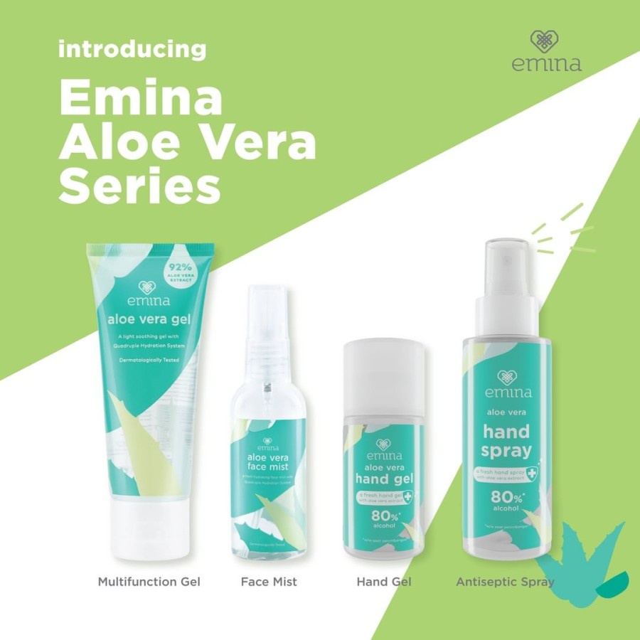 Jual EMINA ALOE VERA GEL ALOE VERA FACE MIST 60ML ALOEVERA SERIES