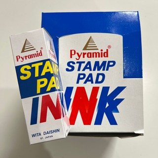 Jual Isi Ulang Tinta Bak Stampel Piramid Refill Stamp Pad Ink Pyramid Cc Warna Biru Tinta