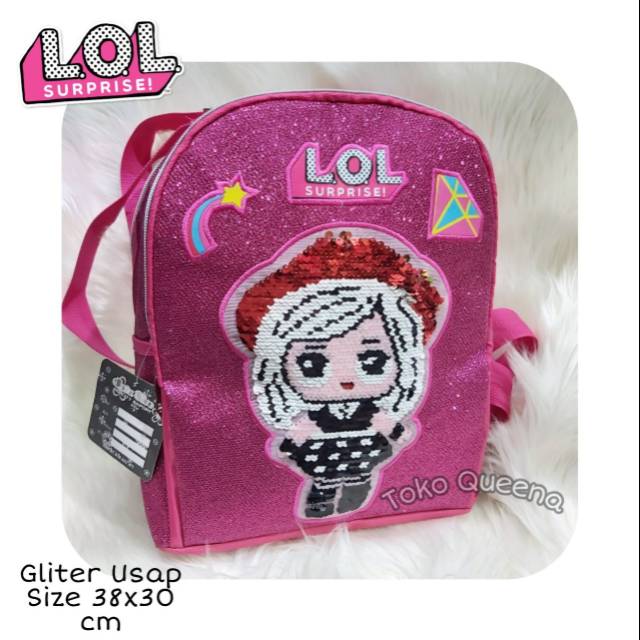 TAS LOL USAP SEQUIN 2 GAMBAR