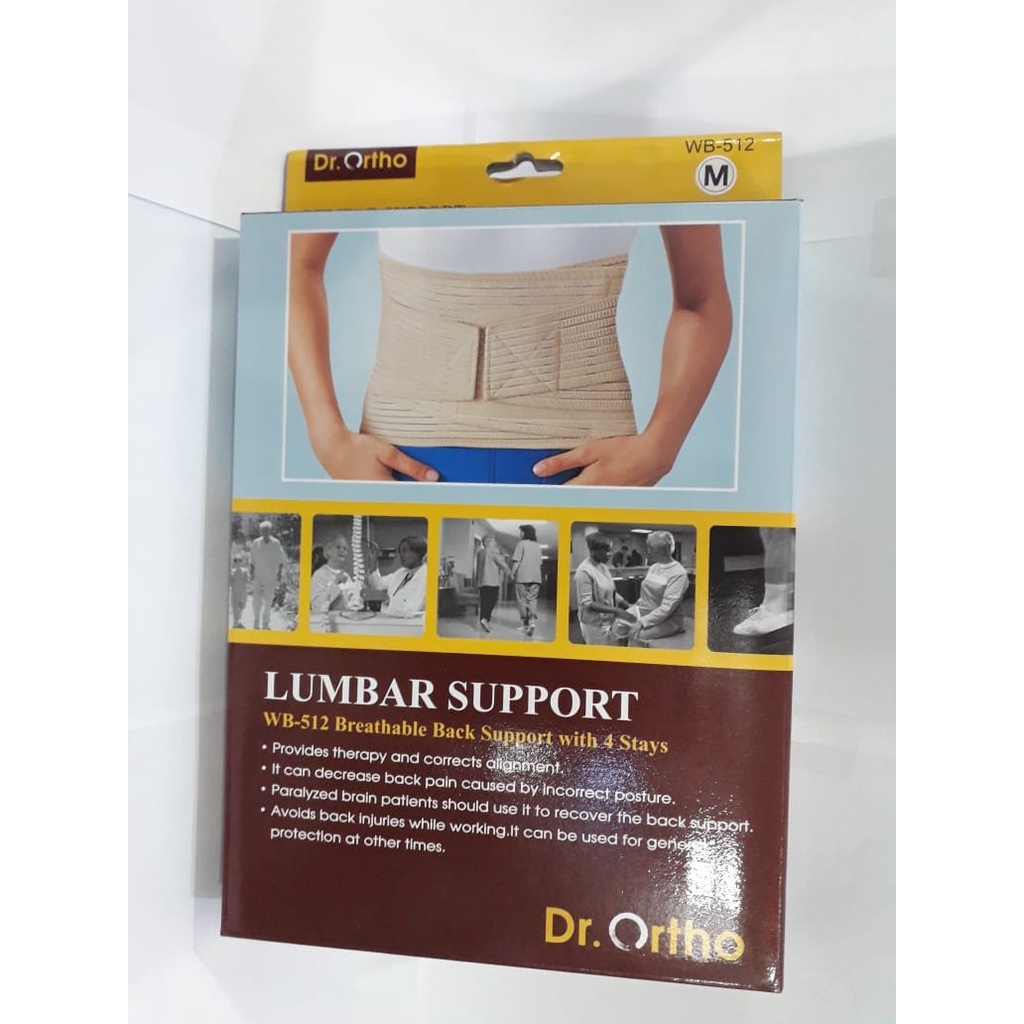 Korset Lumbal LSO Alat Terapi Pinggang / Korset HNP / Syaraf Kejepit Lumbar Support Dr Ortho WB-512 