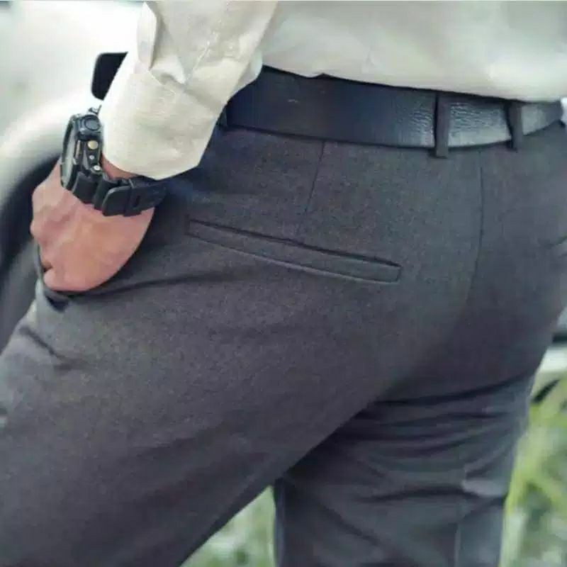 Celana Kantor Formal Pria Slimfit Bahan Dasar Kain Woll High Quality