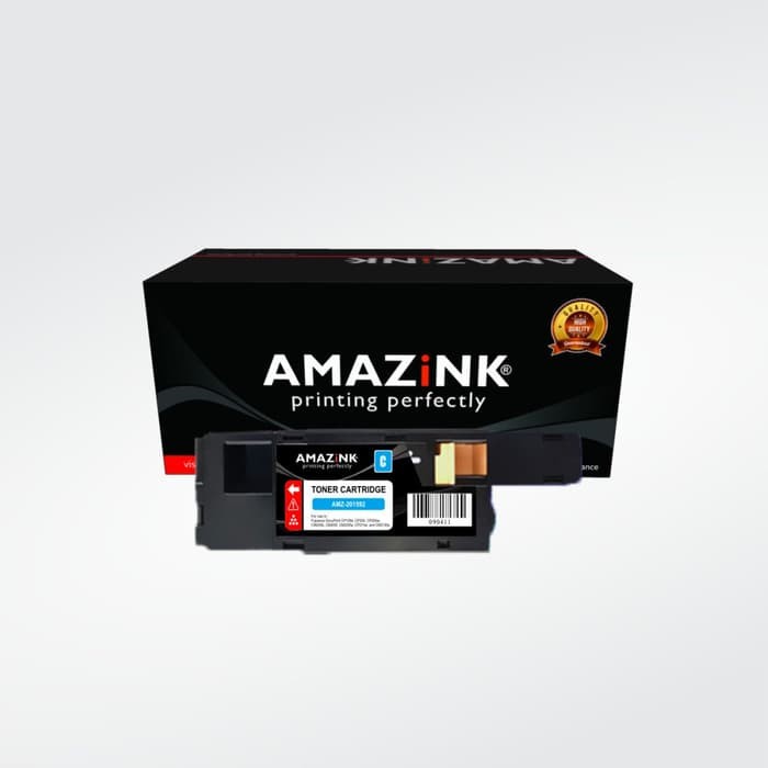 Catridge Toner Compatible for Fuji Xerox DocuPrint CP105 b warna Cyan Amazink