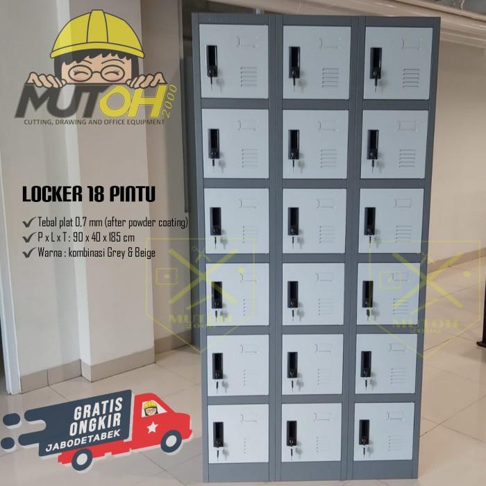 

Filling Cabinet / Loker Besi Locker Besi 18 Pintu (Door Steel Locker) Importa Lc-18Pbt Kualitas Terbaik