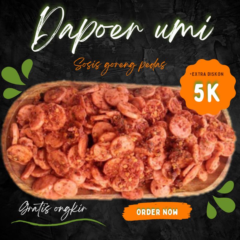 

Sosis Ayam Goreng Kiloan Pedas Original 80 Gram