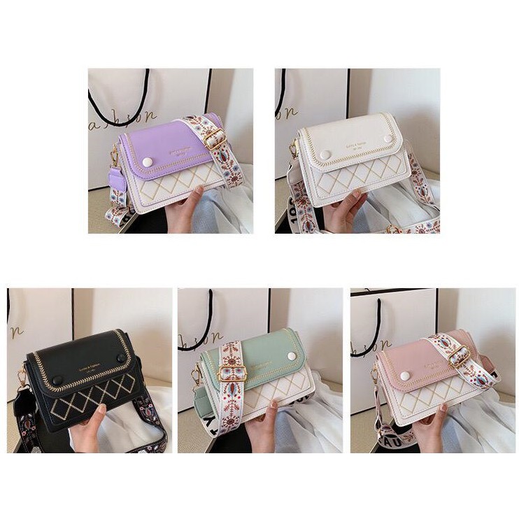 BJ15132 - BLACK/GREEN/PINK/PURPLE - TAS SALE SLEMPANG BOX TALI PANJANG LILAC TAS WANITA FASHION IMPORT TERMURAH TERLARIS TERBARU BAGSTORE JAKARTA TAS BATAM ZCJ2240 LT1308 GT1640 BQ2765 ELJ5132 JT1950 CR7407