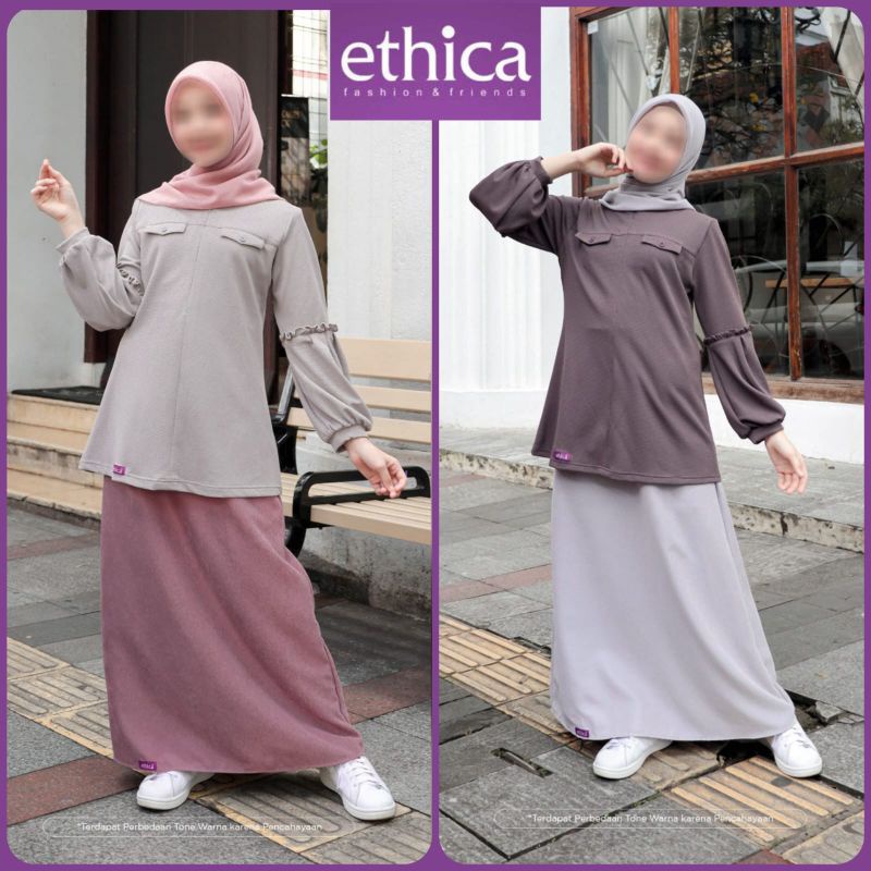 ETHICA// ETHICA KIYOMI 05 PLUM KITTEN, SILVER GREY / SETELAN ETHICA TERBARU