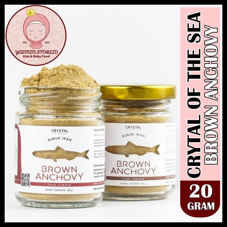 

[READY STOCK] CRYSTAL BROWN ANCHOVY 20GR (KALDU BUBUK IKAN TERI JENGKI/IKAN BILIS)