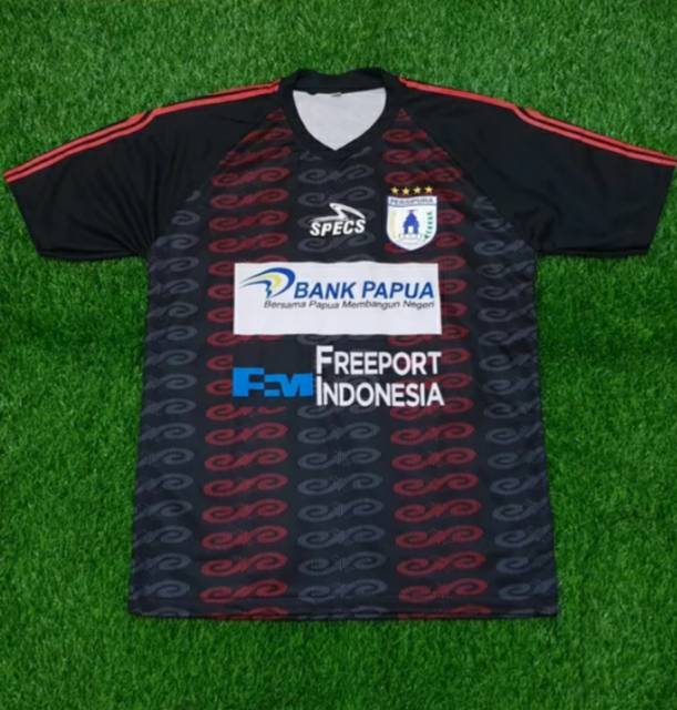 Jersey Persipura Jayapura Home 2019 - 2020 Liga 1 Shopee Hitam PRINTING Lokal