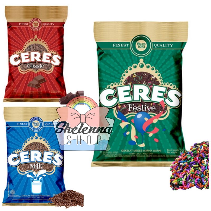 

Ceres Meises Coklat Classic / Milk / Festive 200 gr