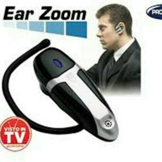 Ear Zoom Hearing Aid Penguat Suara Alat Bantu Dengar Model Trendy Mirip Headset Bluetooth